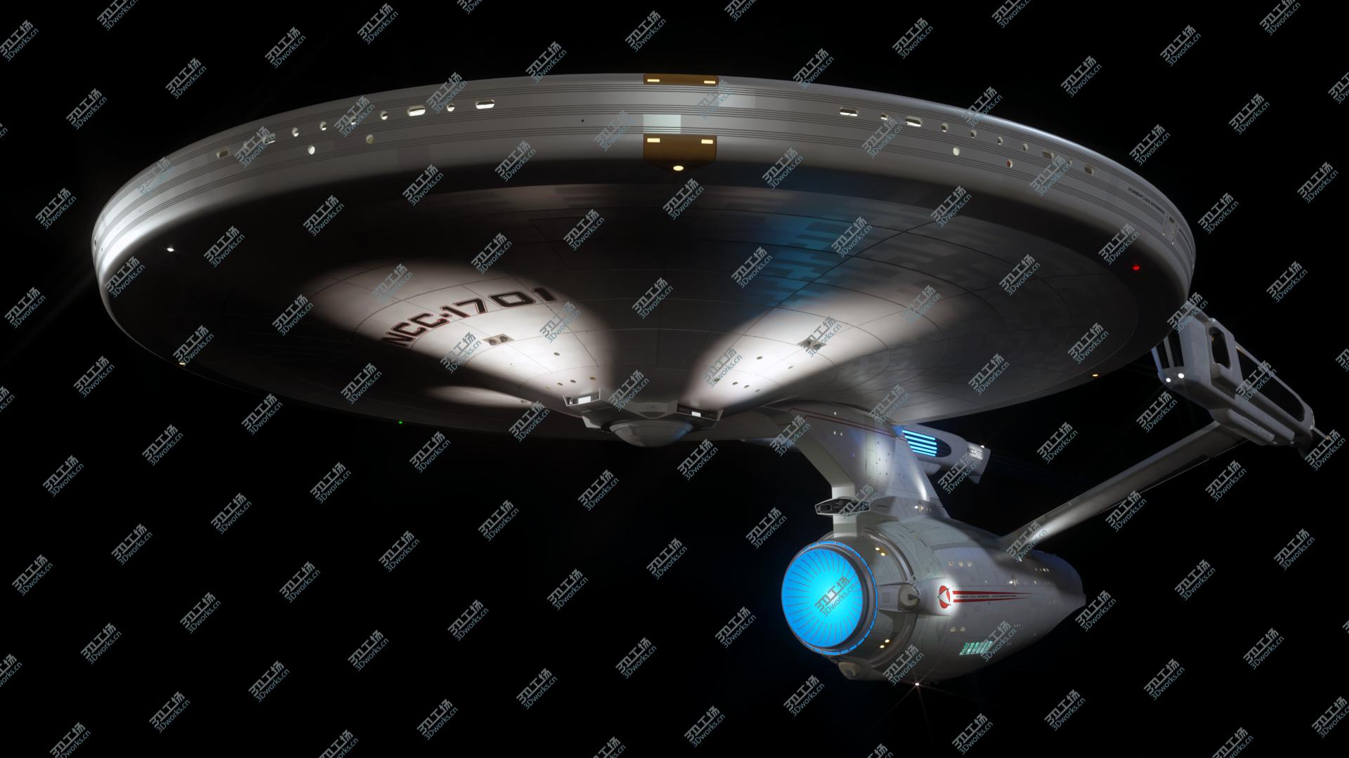 images/goods_img/20210319/USS Enterprise Refit - 3D Interiors 3D model/3.jpg